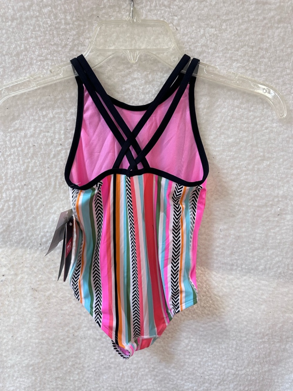 Girl’s Stripped TYR Swimsuit - Picture 2 of 8